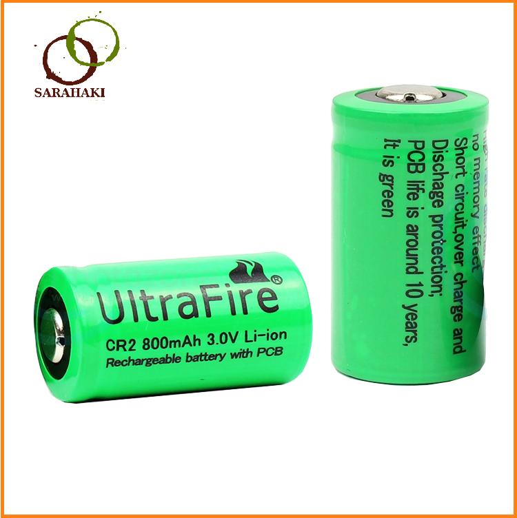Combo 2 viên pin sạc CR2 Ultra Fire 3V, pin sạc CR2 máy ảnh