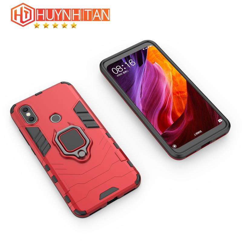 Ốp lưng xiaomi mi 6x/ mi a2 chống sốc iron man ver 2 có iring