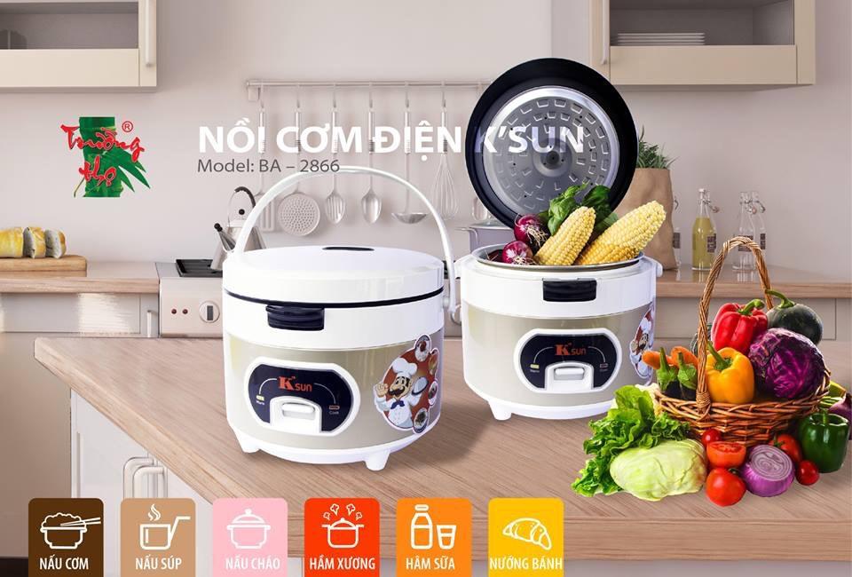 Nồi cơm điện trường thọ ksun ba-2866 700w 1.8l