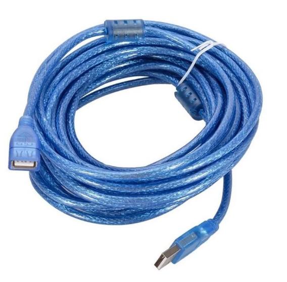 Cáp usb nối dài 10m xanh