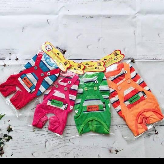 QUẦN ÁO CHÓ MÈO THÚ CƯNG BỘ YẾM CHẤT THUN CO GIÃN TỐT KHÔNG NHĂN XÙ