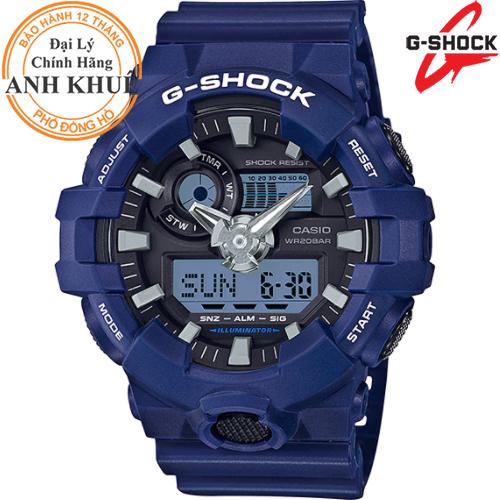 Đồng hồ nam dây nhựa g-shock chính hãng casio anh khuê ga-700-2adr