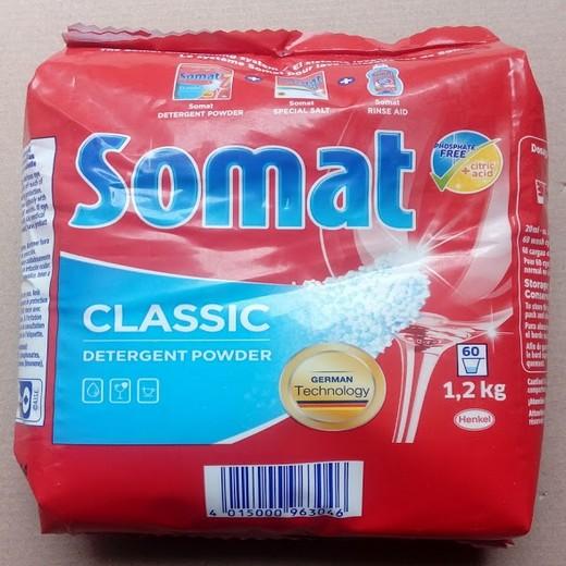 Bột rửa chén somat Đức hộp 1,2kg dùng cho máy rửa bát chén