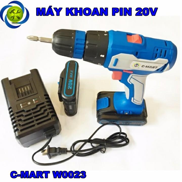 Máy khoan pin c-mart w0023 20v