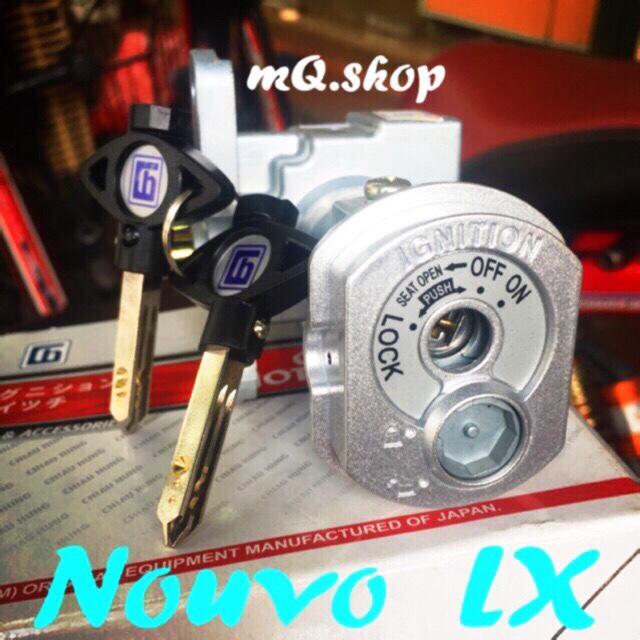 Bộ ổ khóa xe máy Nouvo LX (6 cạnh)