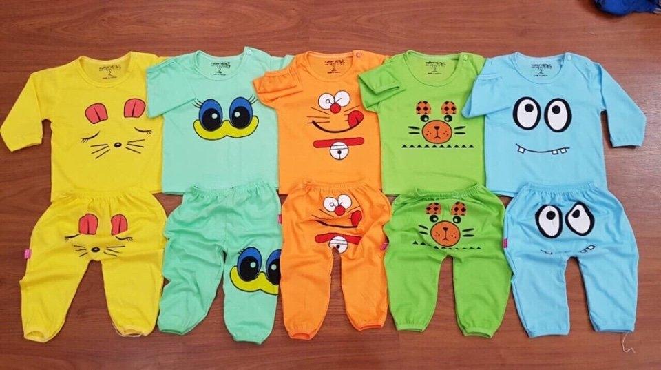 Set 5 bộ dài/cộc tay cho bé 4-14kg