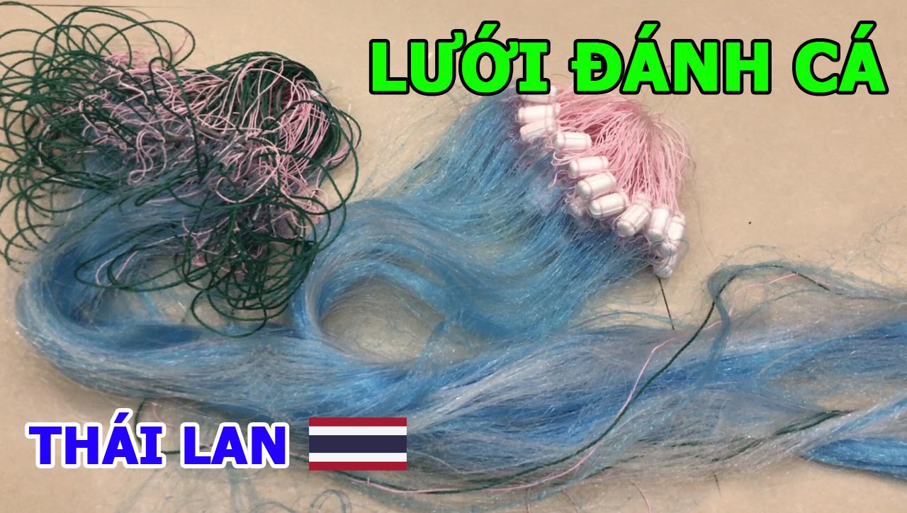 Lưới đánh cá Cao 5m dài 100m Then 5 Hàng thái lan xịn ( Có video )