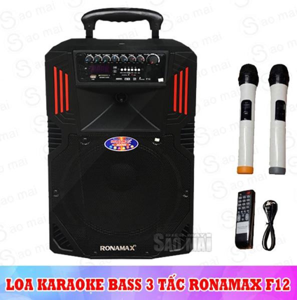Loa kéo, Loa Karaoke Bluetooth RONAMAX F12 ( BASS 3 Tấc)