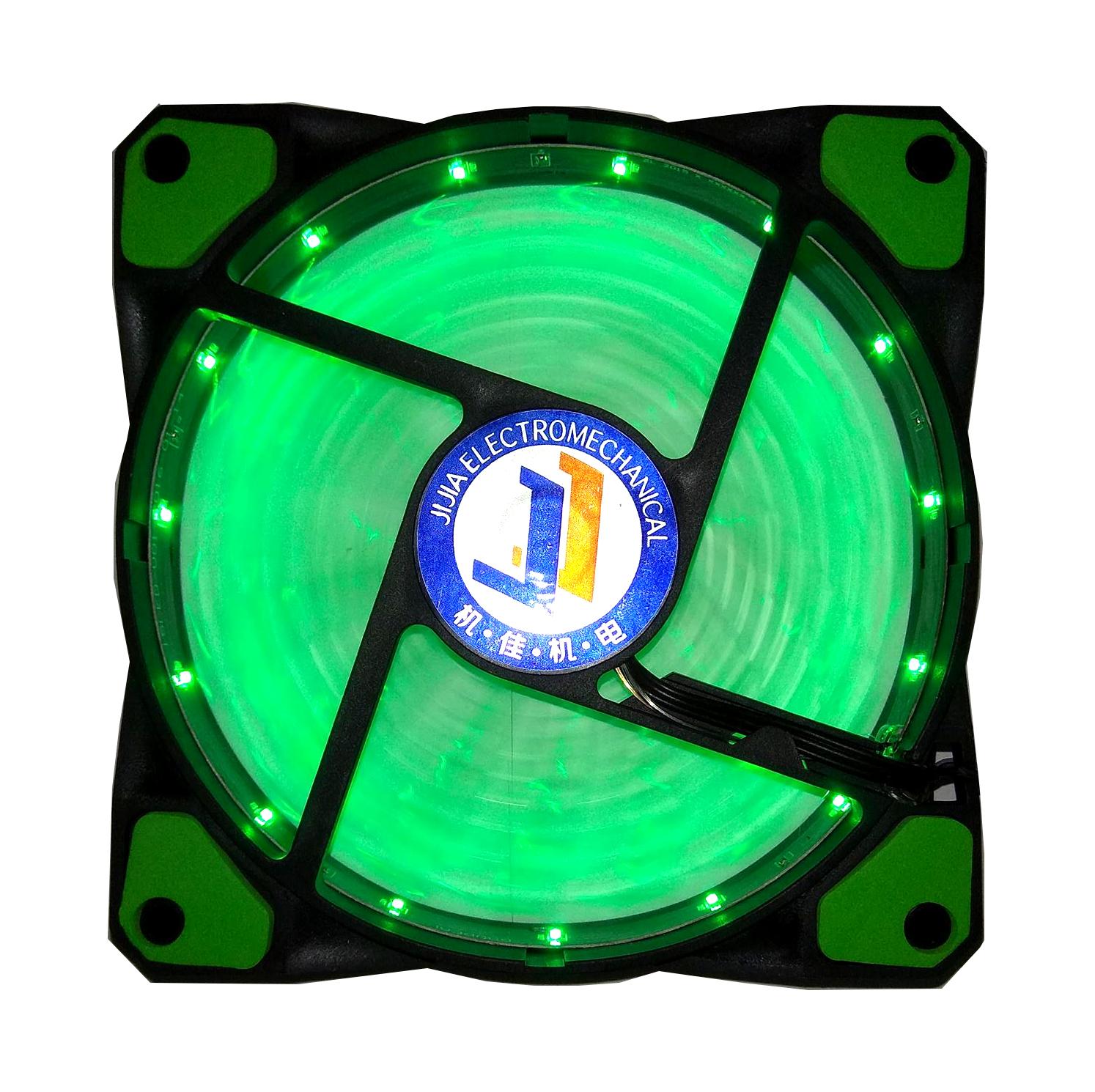 Quạt tản nhiệt case 120mm 15 Led siêu sáng, có ốc kèm theo