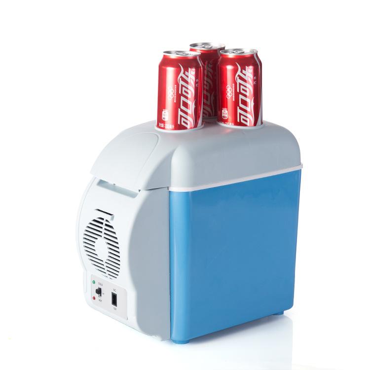 Tủ lạnh mini 2 chế độ nóng lạnh 7,5 lít, sử dụng trong gia đình và trên tô tô