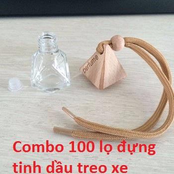 Combo 100 Lọ đựng tinh dầu treo xe, treo phòng Perfume