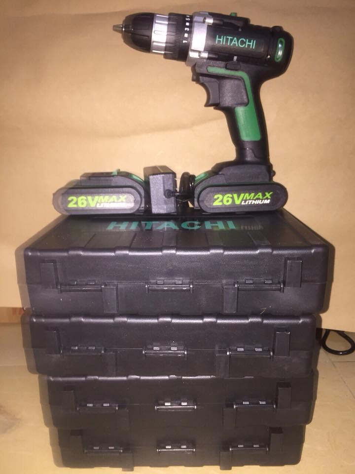 Máy khoan pin  26v - 2 pin- Hitachi