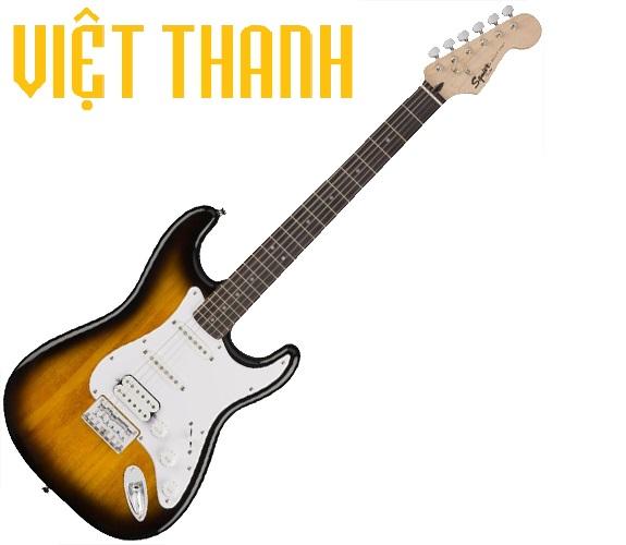 [HCM]Đàn Guitar điện Fender Squier âm sắc rõ ràng độ vang tốt có độ bền cao dễ dàng sử dụng - Stratocaster HSS HT Brown Sunburst 0311005532