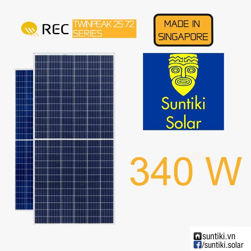 Bảng giá Tấm pin năng lượng mặt trời REC 340W 72 cell (Solar Panels) 340W (11-25 tấm)