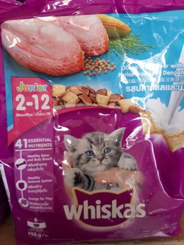 thức ăn cho mèo con whiskas 450g