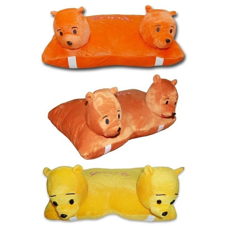 Gối đi xe máy 2 đầu hình chú Gấu