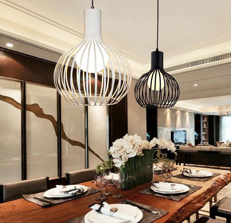 Đèn thả treo trần lồng chim khung sắt sơn tĩnh điện (đã bao gồm bóng LED chuyên dụng)