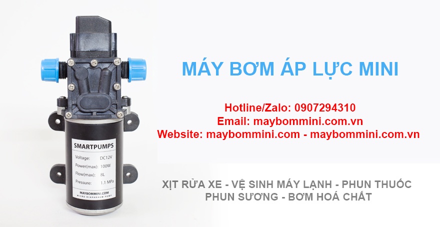 Bom Nuoc Mini 12v 24 100w Banner