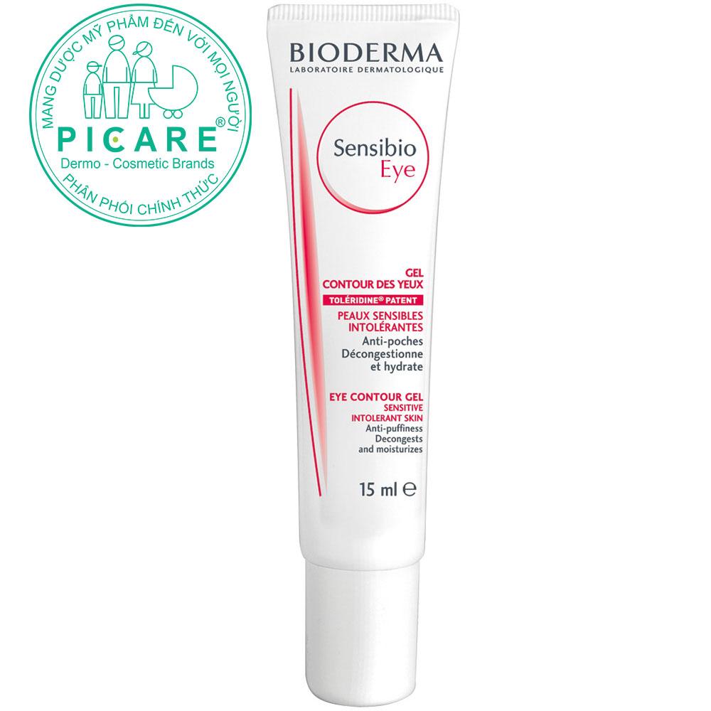 BIODERMA GEL DƯỠNG ẨM & CHỐNG BỌNG MẮT SENSIBIO EYE 15ML tốt nhất