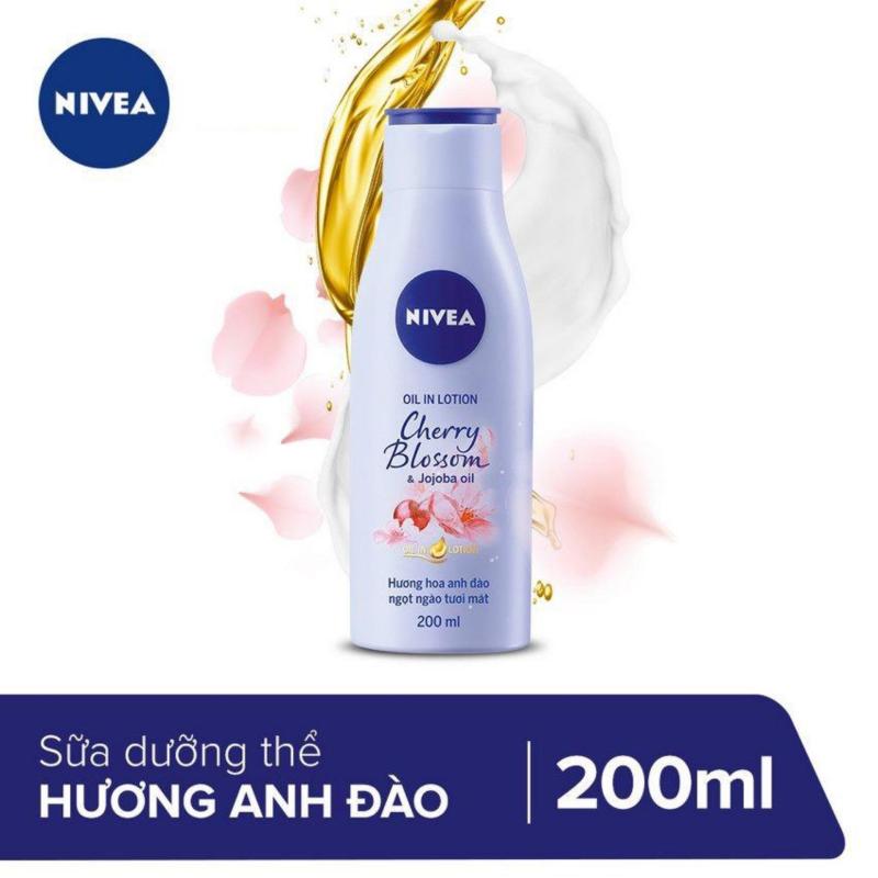 Sữa Dưỡng Thể Hương Hoa Anh Đào Nivea 200ml _  88428 nhập khẩu