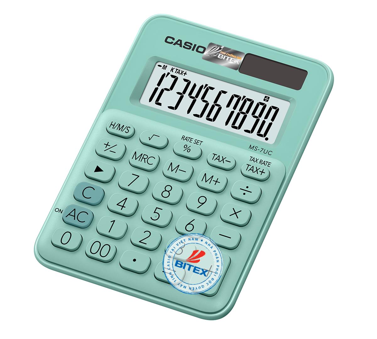 Máy tính sắc màu casio ms7uc