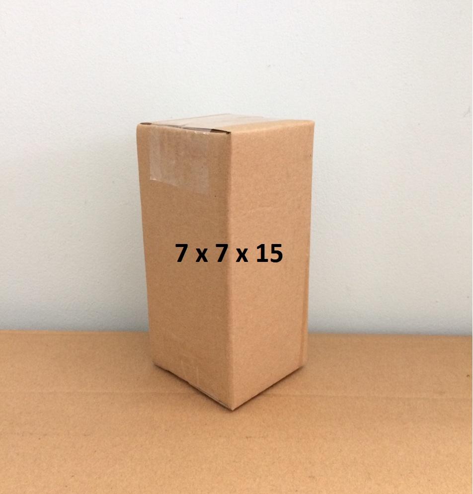 50 hộp carton KT 7x7x15 dùng gói hàng, đựng mỹ phẩm, ship hàng online
