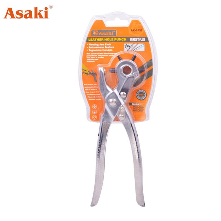 Kìm bấm lỗ thắt lưng chuyên nghiệp Asaki AK-8158
