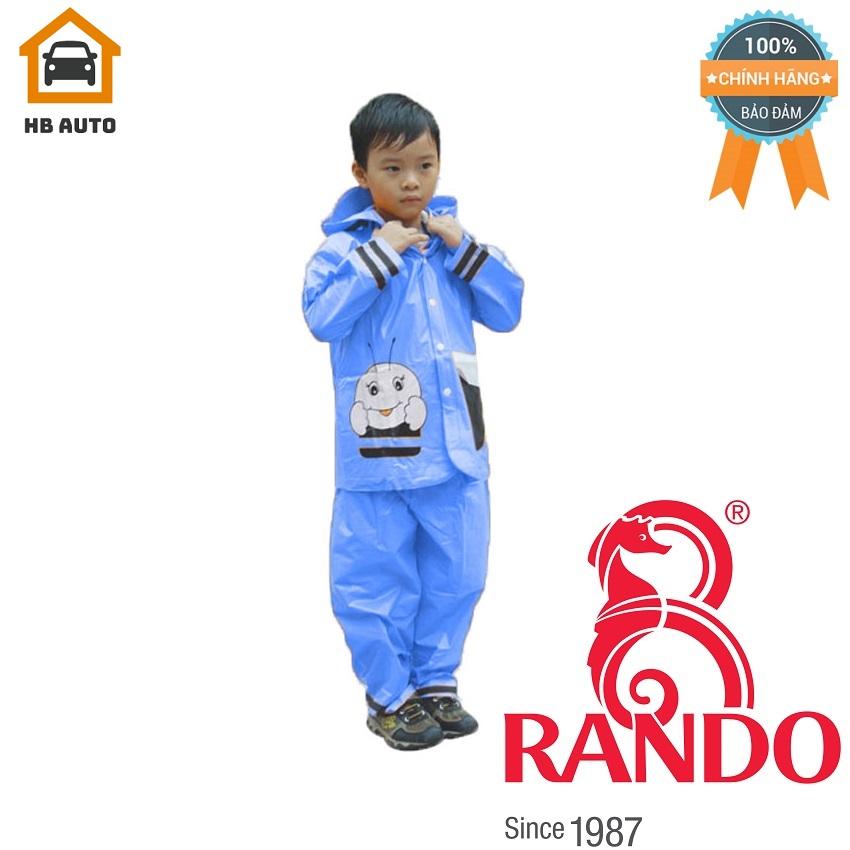 Áo mưa trẻ em bộ ong mật rando csps-16 size 1 0.8 – 0.9 m