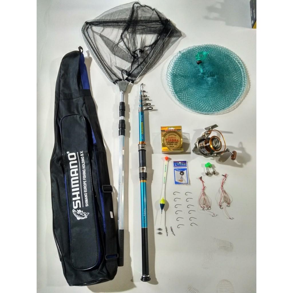 Bộ cần câu Shimano - Máy Yumoshi kèm đủ phụ kiện . Kích thước chính xác của sản phẩm này là: Cần 2m7 - Thanh lý hàng tồn - đại hạ giá big sale cực hot