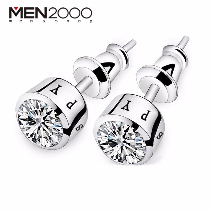 [HCM]Bông tai Nam đính zircon Chất lượng cao cấp Phong cách bạc Thái Lan Bán chạy sang trọng thời trang Nhật Bản cá tính Giá sỉ SPE-327