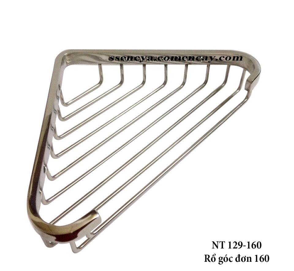 Kệ góc inox 304 - kệ để xà bông, dầu gội