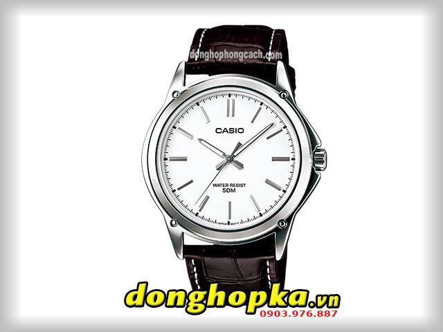 Đồng hồ nam dây da casio mtp-1379l-7avdf