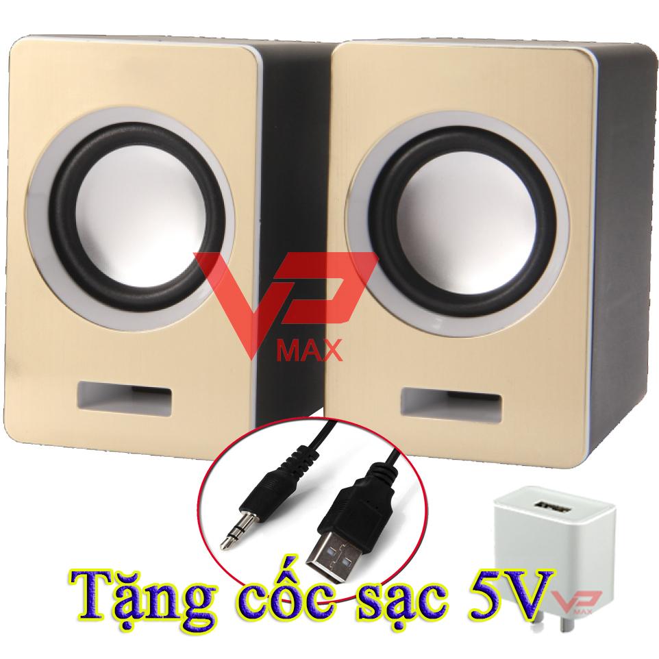 Loa vi tính sky sound pd 45 chuẩn 2.0 tặng cốc sạc 5v