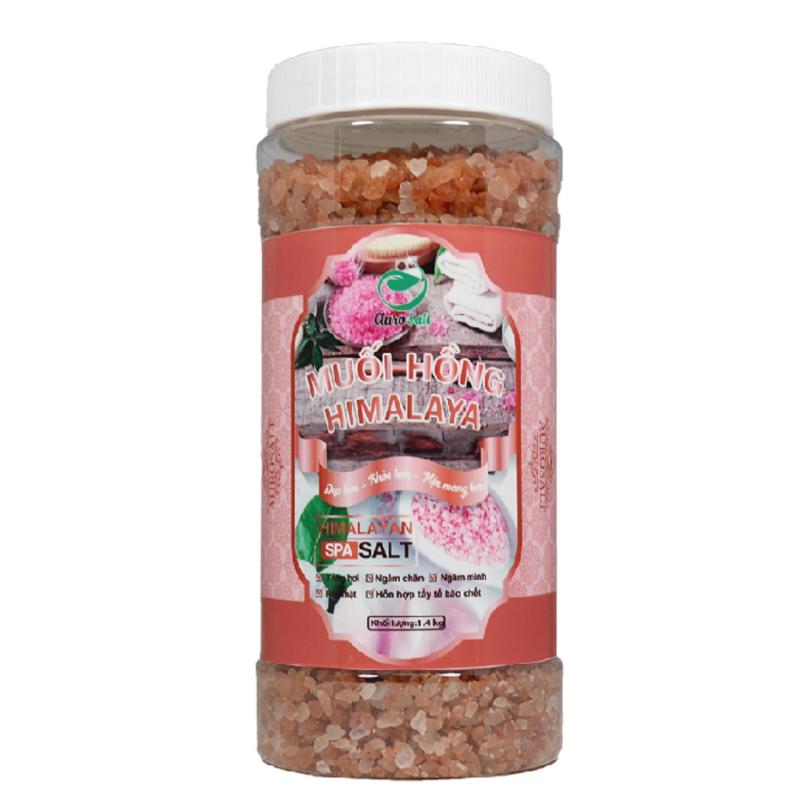 Muối Hồng Himalaya Aurosalt Nguyên Hạt Spa - Hũ 1.4KG