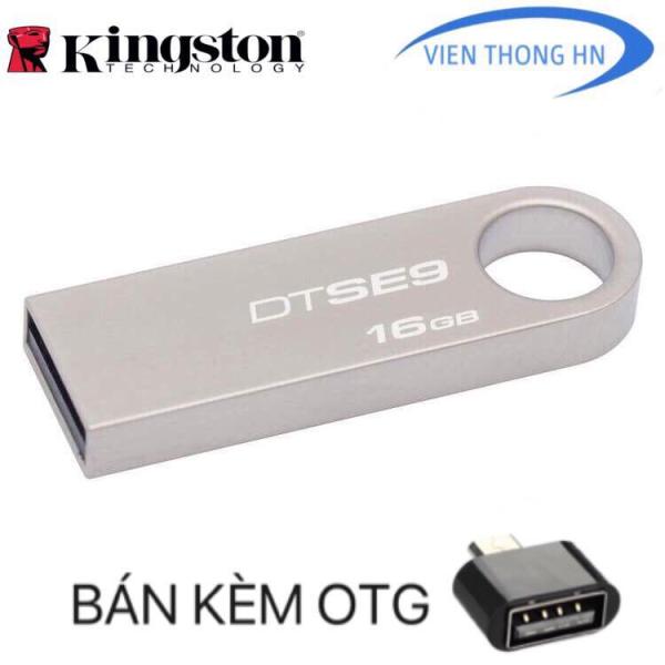 USB 2.0 Kingston DataTraveler SE9 16GB - CÓ NTFS - CAM KẾT BH 5 NĂM 1 ĐỔI 1