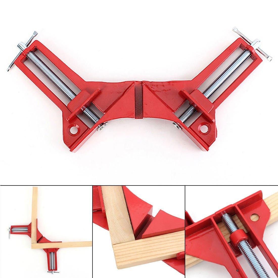 Ê tô ke góc vuông - kẹp góc vuông mini ke vuông chính xác (đỏ)