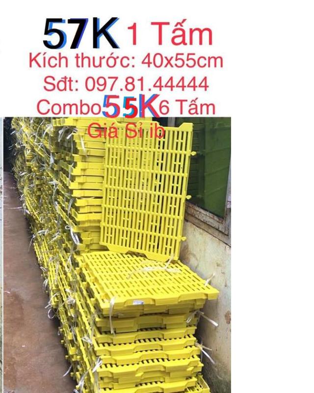 Tấm lót sàn nhựa vàng vệ sinh cho chó mèo thú cưng 40x55cm (Bao trả nếu sàn kém chất lượng, yếu, mỏng)