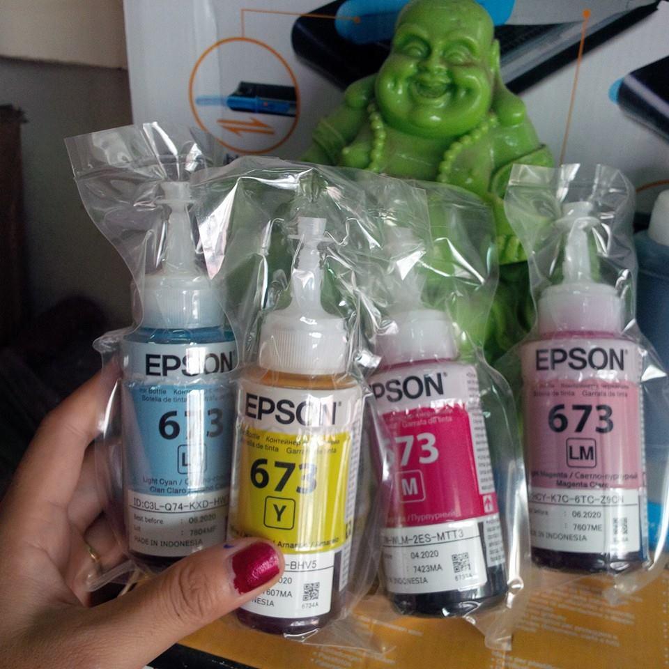 Mực bóc epson l805 màu vàng, hồng, đỏ , xanh nhạt