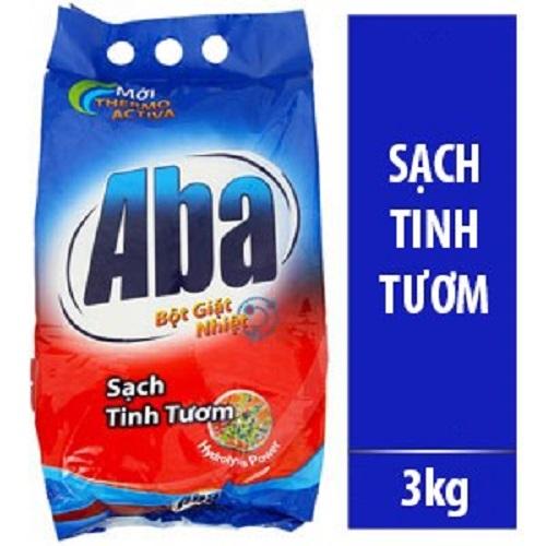 Bột giặt nhiệt Aba Sạch tinh tươm 3kg