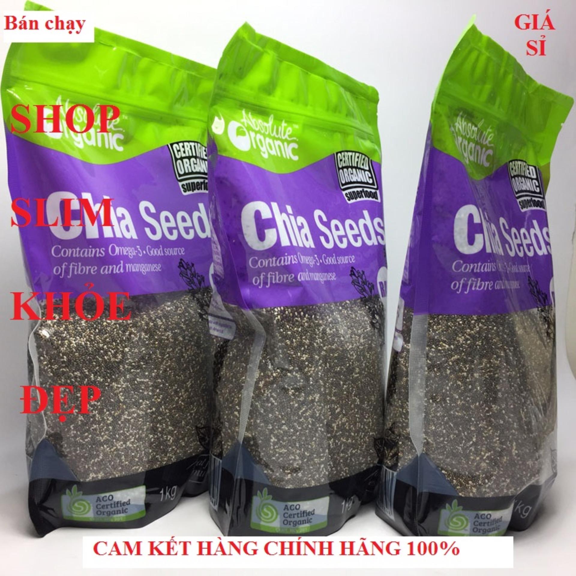 [HCM][mẫu mới nhất] Hạt chia Organic Chia Seeds Australia 1kg màu tím
