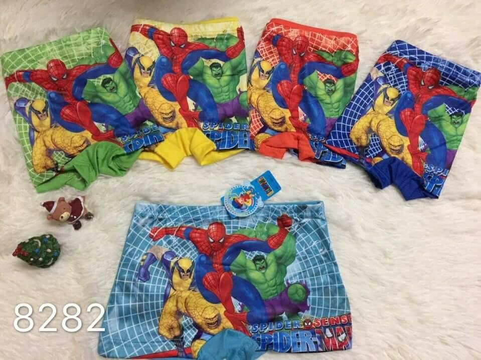 Combo 10 quần lót siêu nhân chip đùi cho bé trai.
