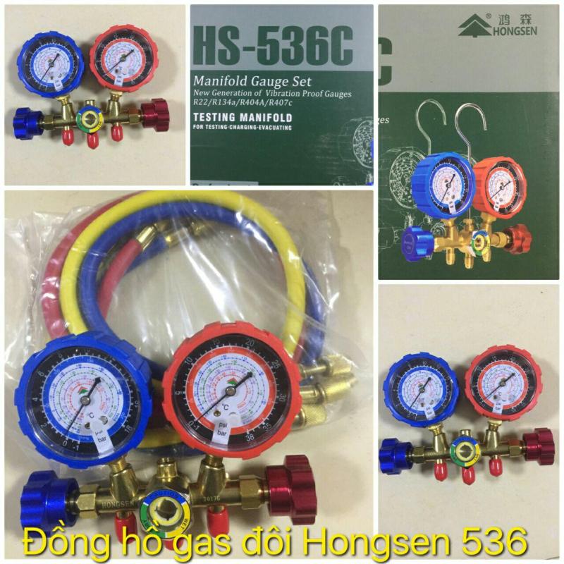 Bảng giá Đồng Hồ Gas Đôi HONGSEN Model CT-536C (1 Đồng Hồ Đôi + 3 Dây Gas R22 ) Điện máy Pico