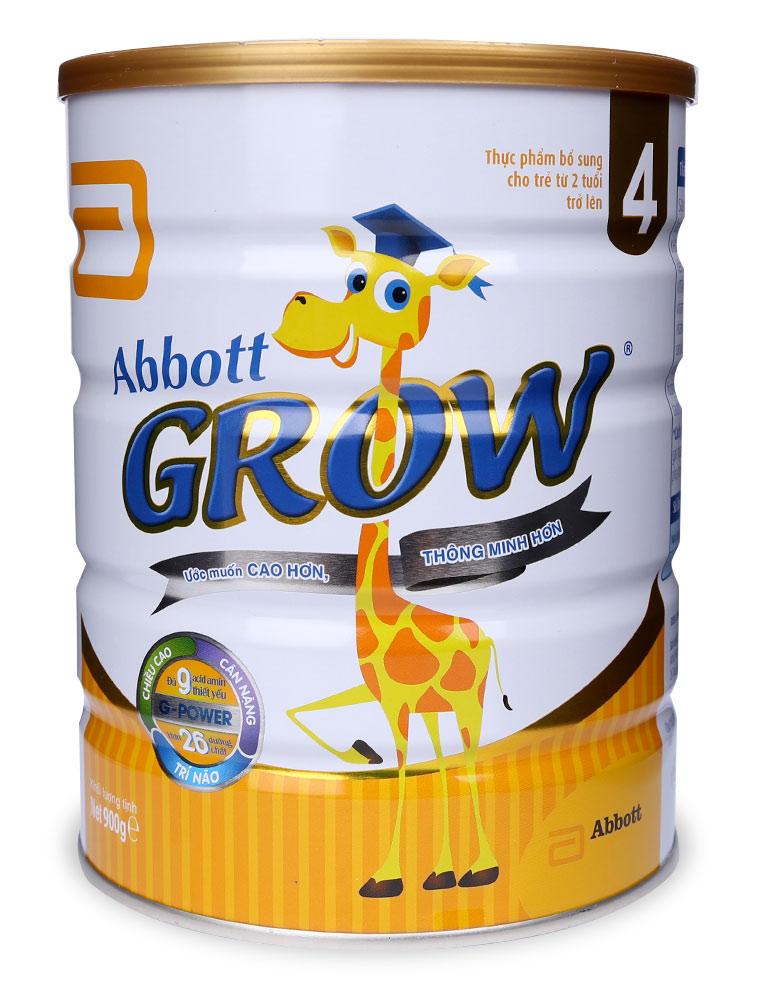Sữa bột Abbott Grow 4 900g (3-6 tuổi) chất liệu cao cấp thiết kế dễ dàng sử dụng gía cả hợp lý