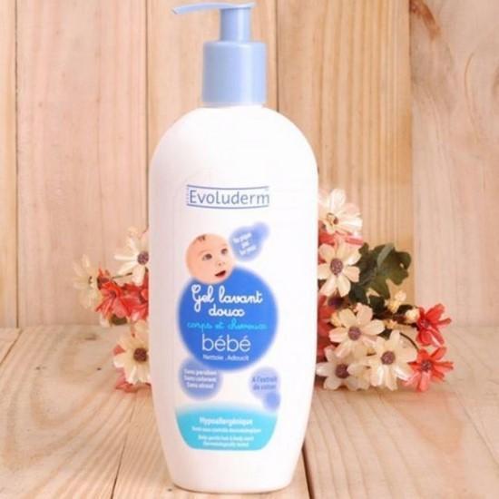 Sữa tắm gội Bebe Evoluderm 500ml