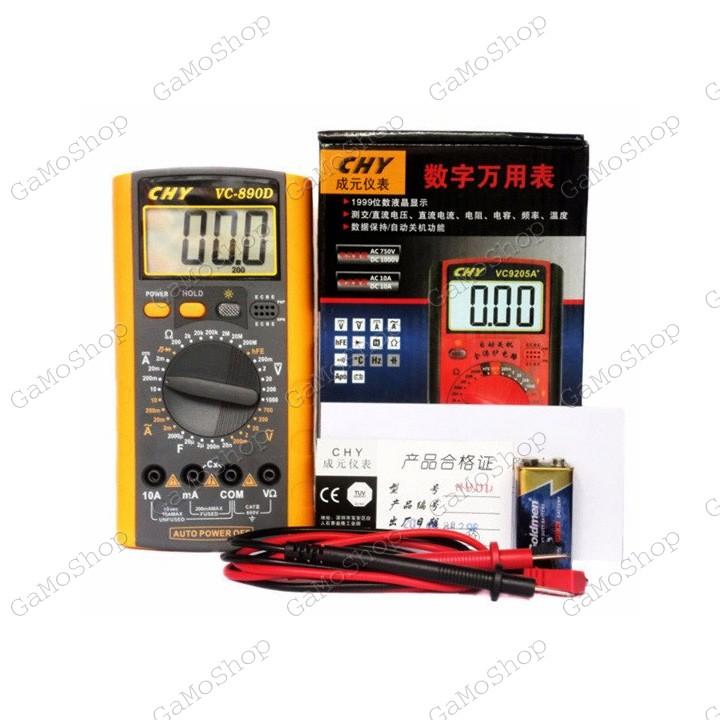 Đồng hồ đo vạn năng chy vc-890d gamoshop