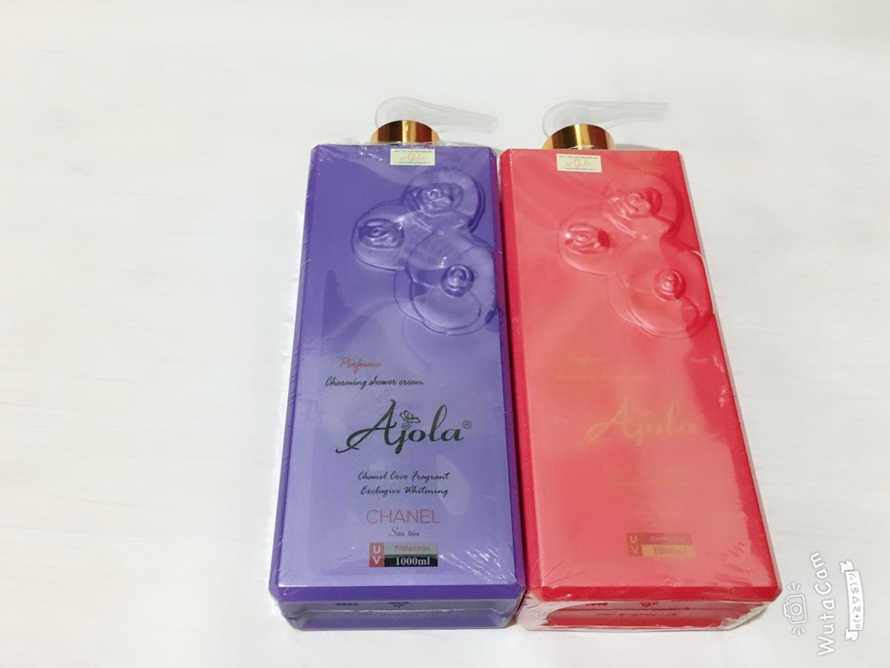 combo 2 chai sữa tắm nước hoa AJOLA ( chai 1000ml)