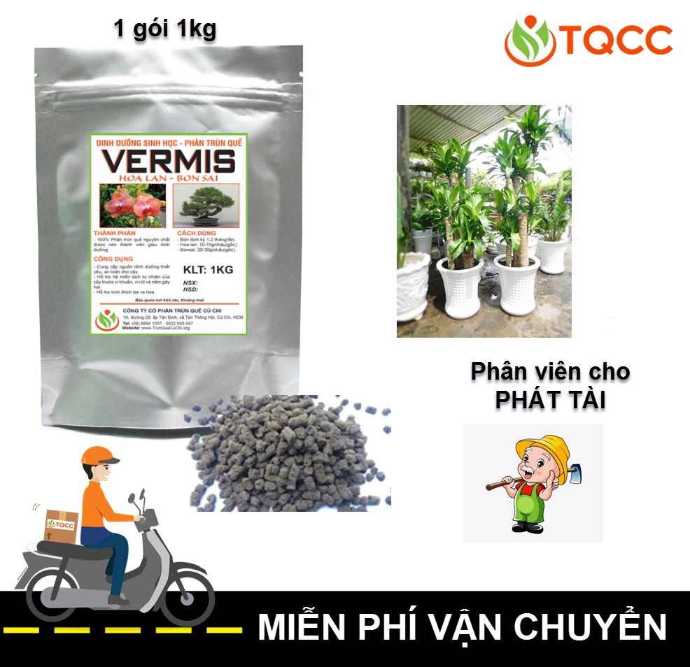 Phân hữu cơ vi sinh cây phát tài vermis gói 1kg