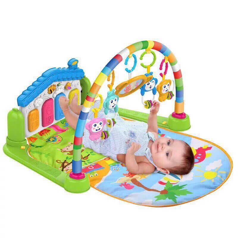 Thảm nằm chơi có nhạc cho bé babybe