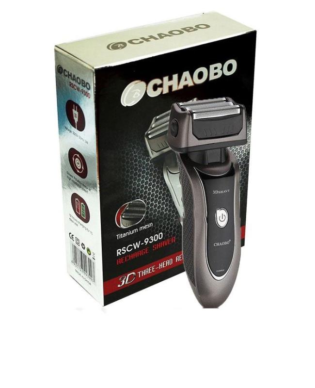 Hướng Dẫn Cạo Lông Mu, Máy Nhổ Lông Nách, MÁY CẠO RÂU 3 LƯỠI SẠC PIN CHAOBO RCW-9300 CAO CẤP
