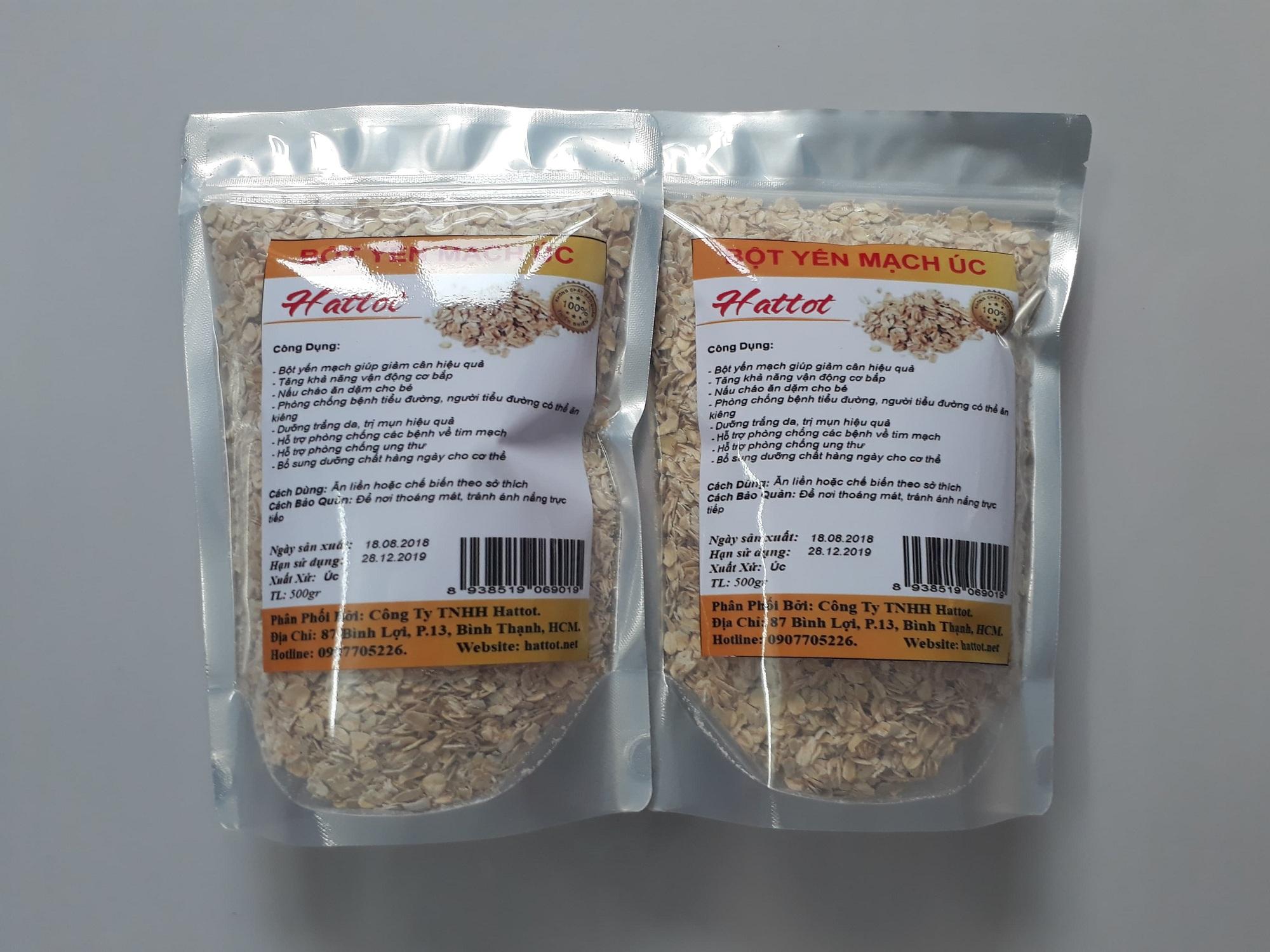 Bột Yến Mạch Úc Nguyên Chất Cán Dẹt 3Kg